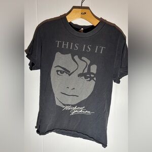 Michael Jackson ” Single Stitch T-Shirt 80s 90s Anvil AASTY